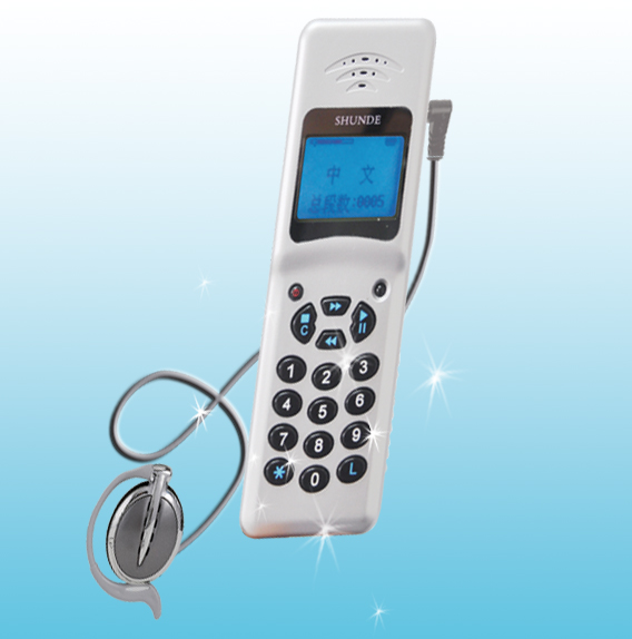 Automatic voice guide machine